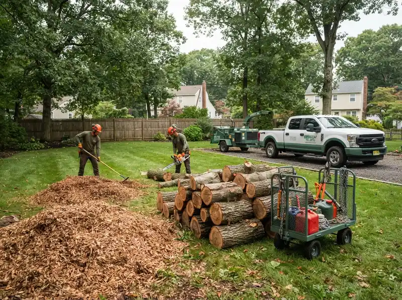 Professional tree removal and yard cleanup Professional tree removal and yard cleanup